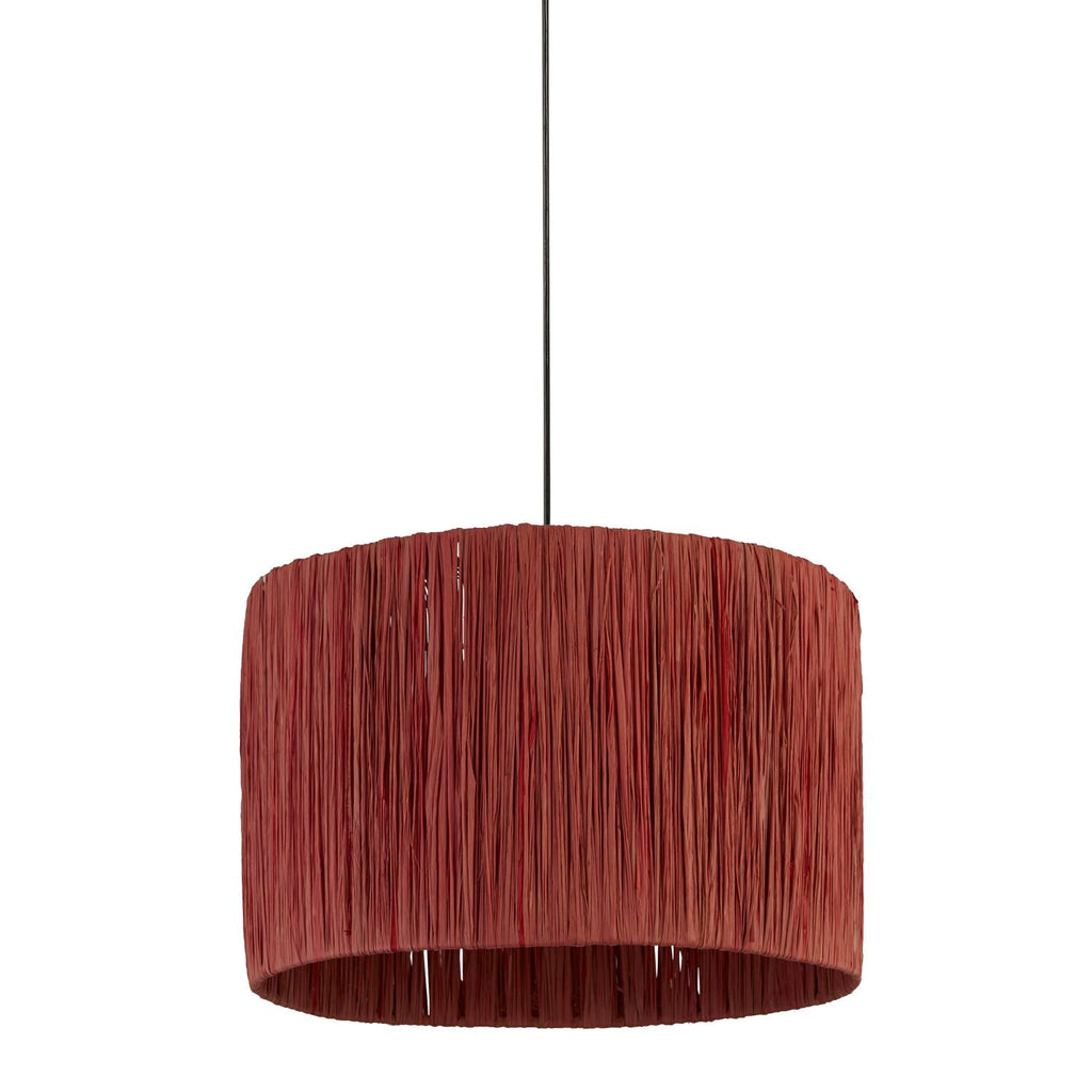 Red Raffia Light Shade (40cm)