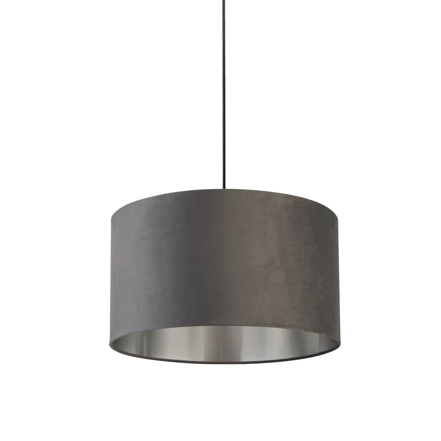 Charcoal Velvet Light Shade (50cm)