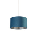 Teal Velvet Light Shade (45cm)