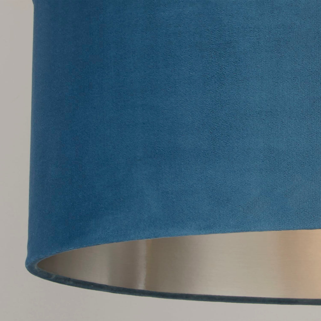 Teal Velvet Light Shade (45cm)