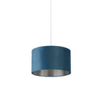 Teal Velvet Light Shade (35cm)