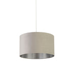 Grey Velvet Light Shade (45cm)