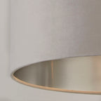 Grey Velvet Light Shade (45cm)