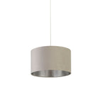 Grey Velvet Light Shade (35cm)