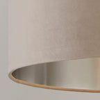 Taupe Velvet Light Shade (45cm)