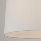 Ivory Tapered Linen Light Shade (30cm)
