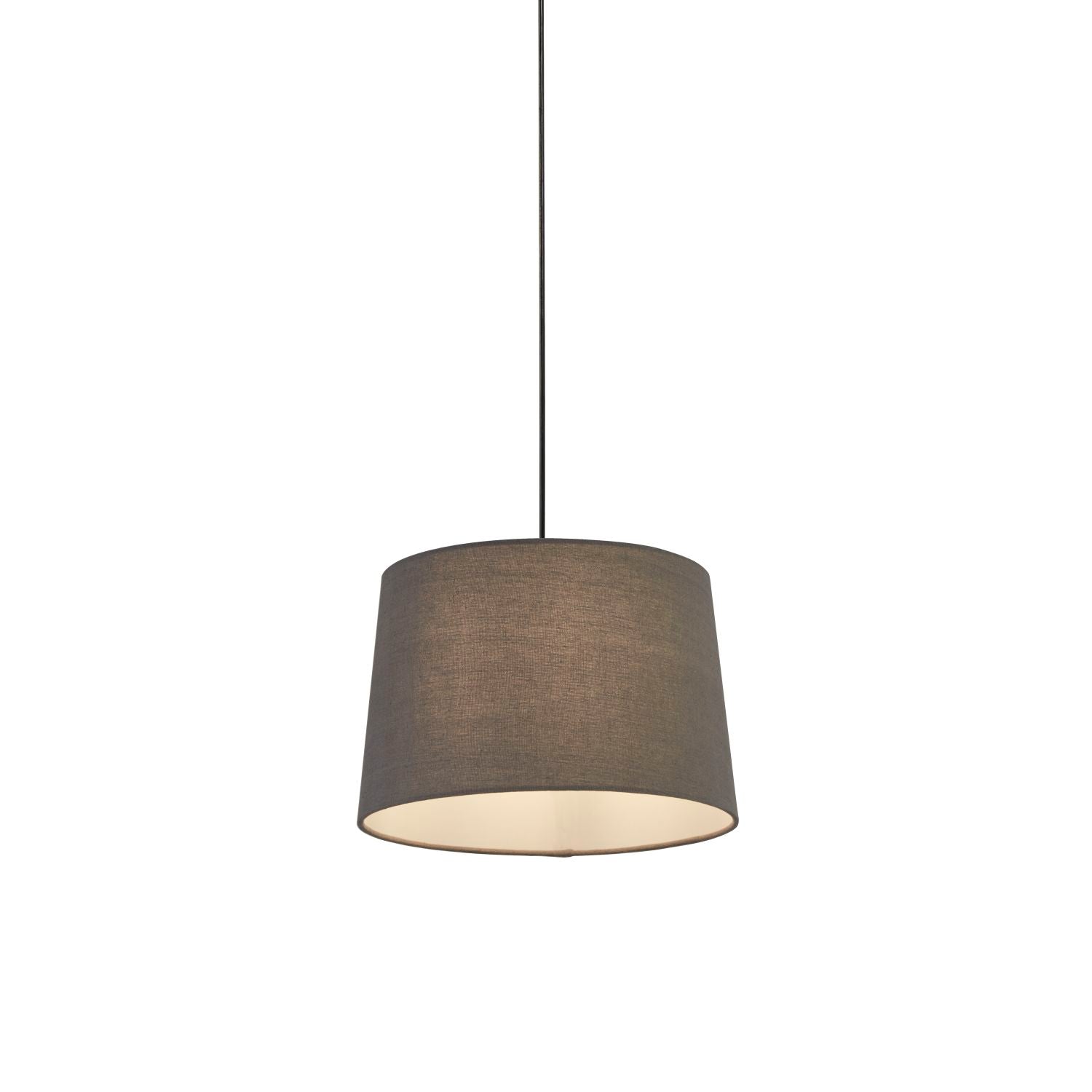 Grey Tapered Linen Light Shade (30cm)