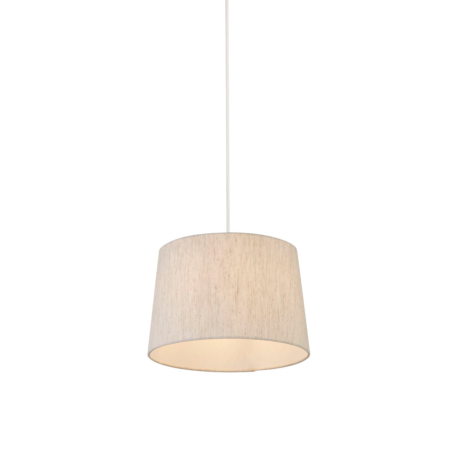 Taupe Tapered Linen Light Shade (30cm)
