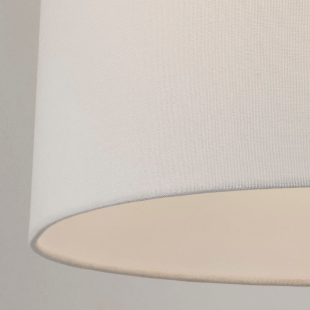 Ivory Tapered Linen Light Shade (40cm)