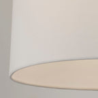 Ivory Tapered Linen Light Shade (40cm)