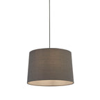 Grey Tapered Linen Light Shade (40cm)