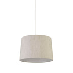 Taupe Tapered Linen Light Shade (40cm)