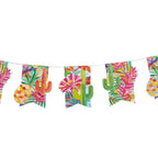 Iridescent Foiled Paper Bunting - Hot Summer- 5 Inner Pack