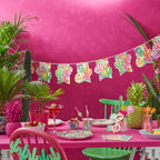 Iridescent Foiled Paper Bunting - Hot Summer- 5 Inner Pack