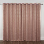 Hartford Blush Pink Geometric Thermal Blackout Eyelet Curtains