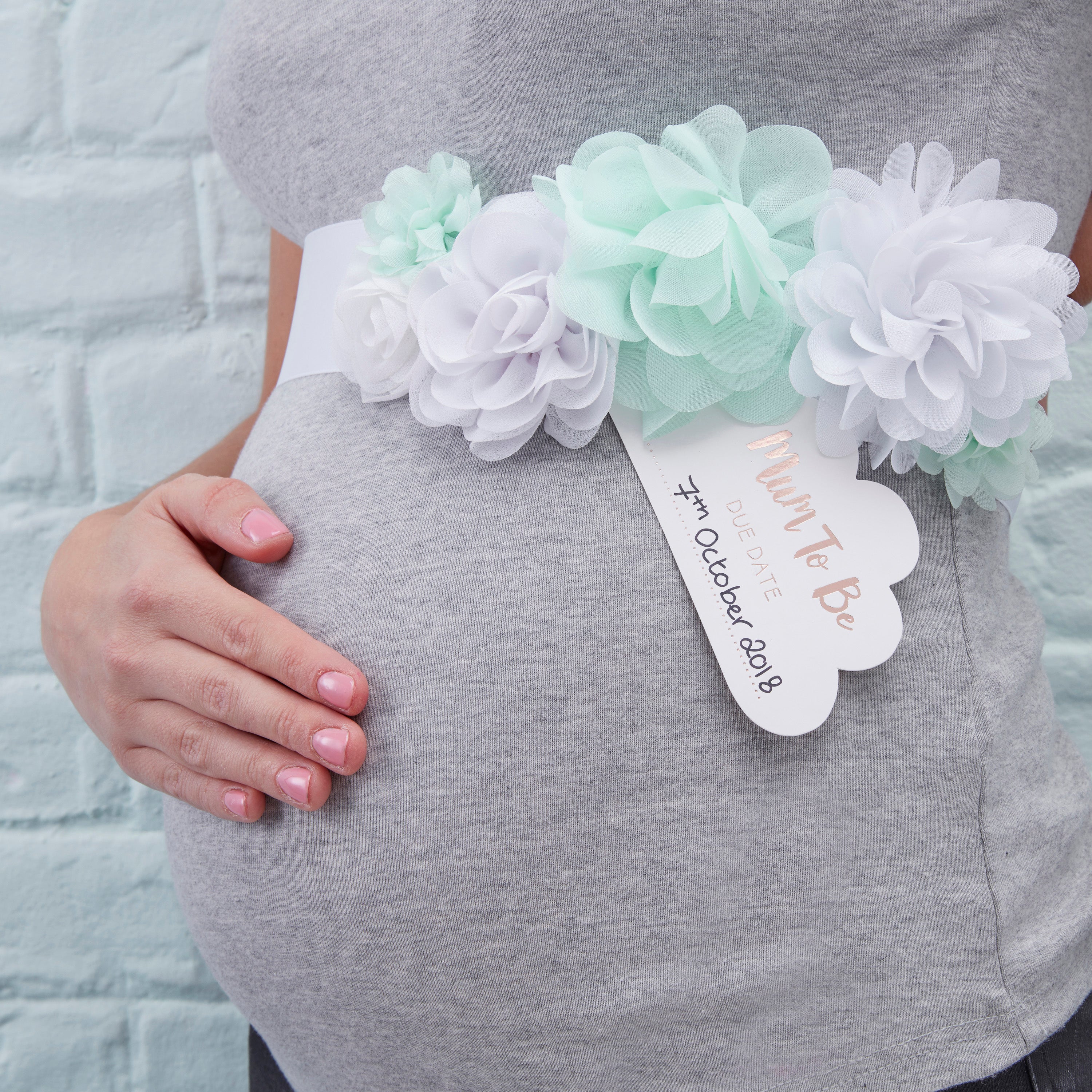 Hello World Baby Shower Bump Mummy To Be Sash- 10 Inner Pack