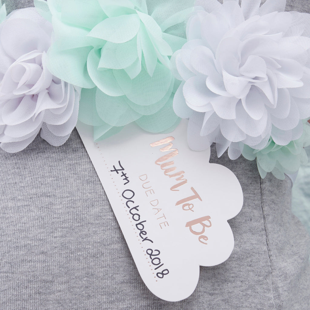 Hello World Baby Shower Bump Mummy To Be Sash