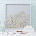 Cloud Drop Top Frame Guest Book Alternative- 5 Inner Pack