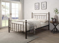 Harpenden Brushed Brass Metal Bed