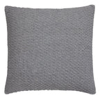 Hayden Grey Cotton Cushion (43cm x 43cm)
