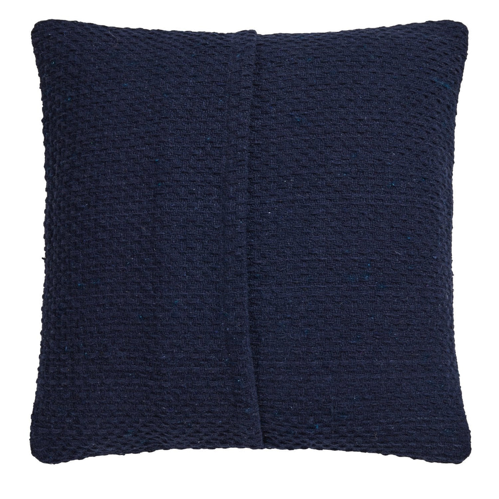 Hayden Navy Cotton Cushion (43cm x 43cm)