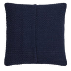 Hayden Navy Cotton Cushion (43cm x 43cm)