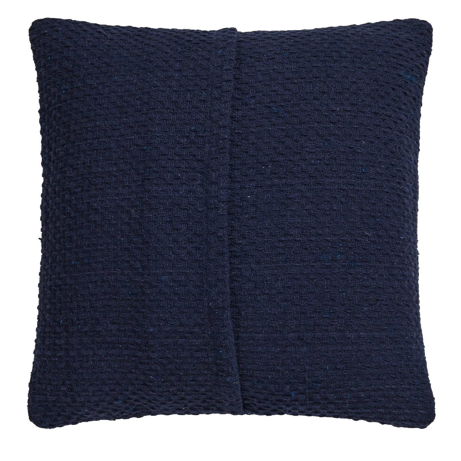 Hayden Navy Cotton Cushion (43cm x 43cm)