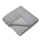 Hayden Grey Cotton Throw (130cm x 180cm)