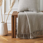 Hayden Natural Cotton Throw (130cm x 180cm)