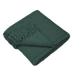 Hayden Green Cotton Throw (130cm x 180cm)