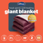 Silentnight Berry Heat Genie Self Heating Blanket