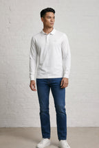 MENS MENS IN LS CROWN PIQUE POLO TEE