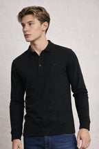 MENS MENS IN LS CROWN PIQUE POLO TEE