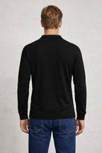 MENS MENS IN LS CROWN PIQUE POLO TEE