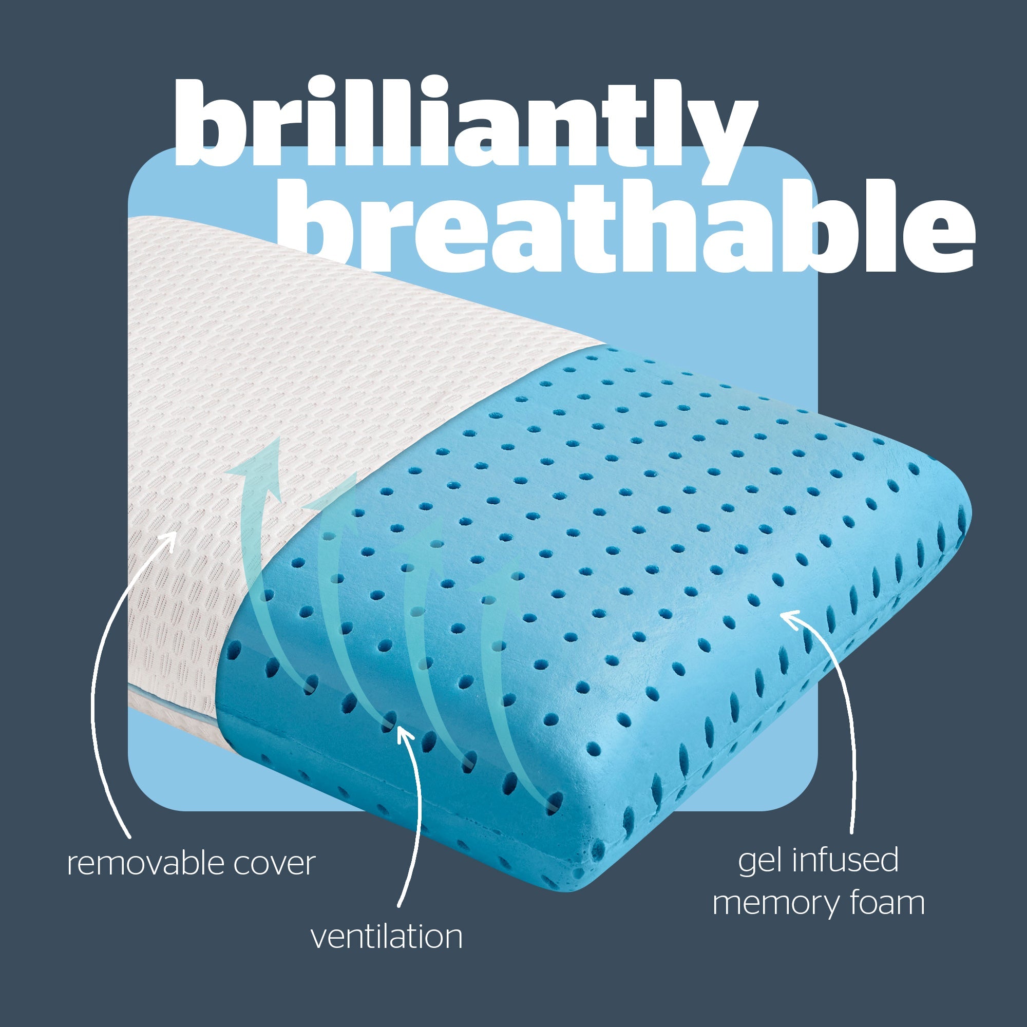 Silentnight Impress Cooling Memory Foam Pillow