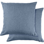 Jardin Blue Waterproof Indoor Outdoor Cushion Cover Pair (43cm x 43cm)
