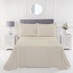 100% Cotton 180TC Natural Flat Sheet