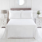 100% Cotton 180TC White Flat Sheet