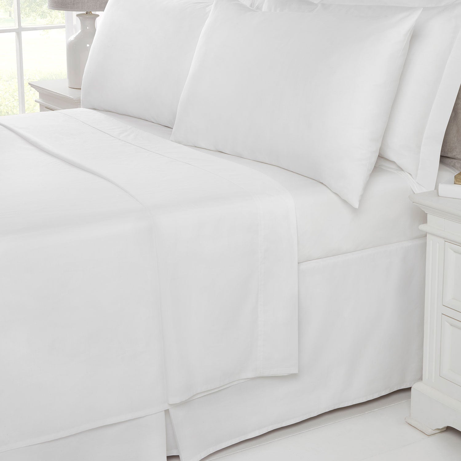 100% Cotton 180TC White Flat Sheet