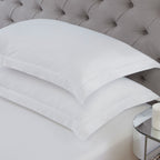 100% Cotton 400TC White Oxford Pillowcase Pair