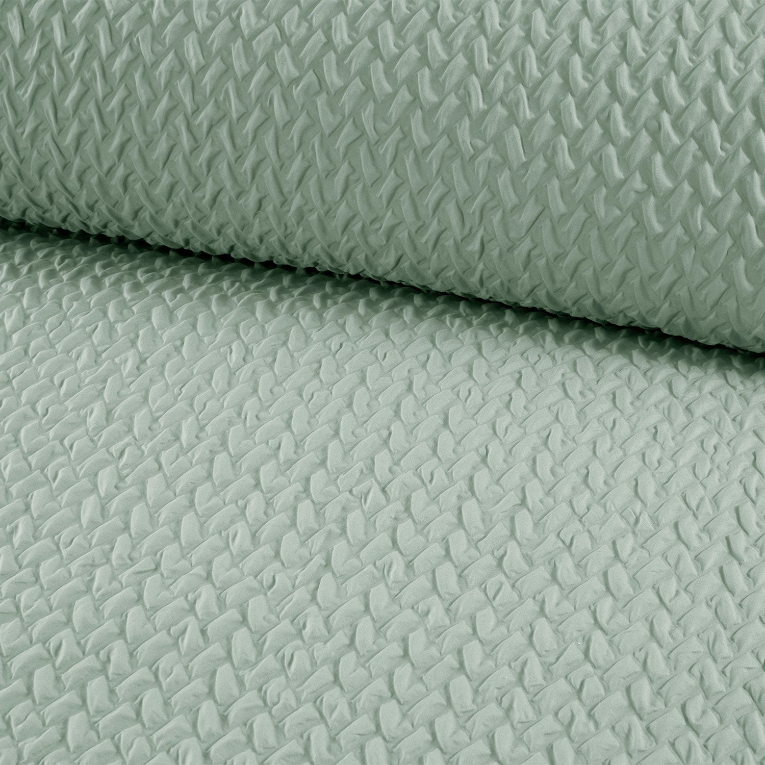 Arlo Soft Green Textured Duvet Set