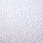 Bedford White Waffle Duvet Set
