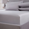 Cool Comfort Grey Cotton Lyocell Deep Fitted Sheet