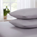 Cool Comfort Grey Cotton Lyocell Housewife Pillowcases (Pair)