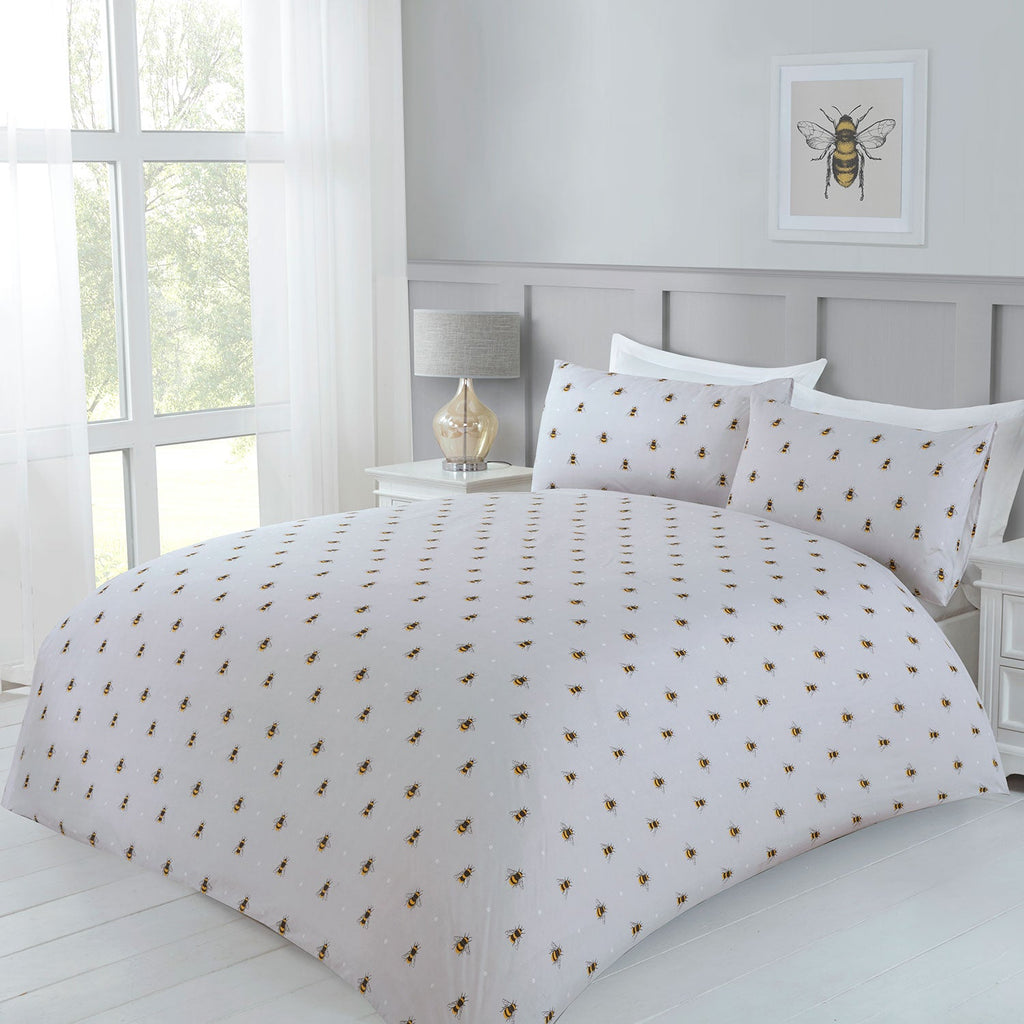 Honey Bee Reversible Super Soft Duvet Set