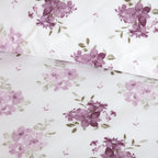 Jasmine Lilac Floral Super Soft Duvet Set