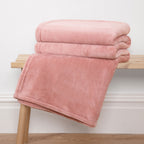 Jasper Blush Giant Fleece Throw (160cm x 240cm)