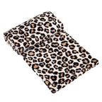 Leopard Print Natural Fleece Throw (130cm x 150cm)