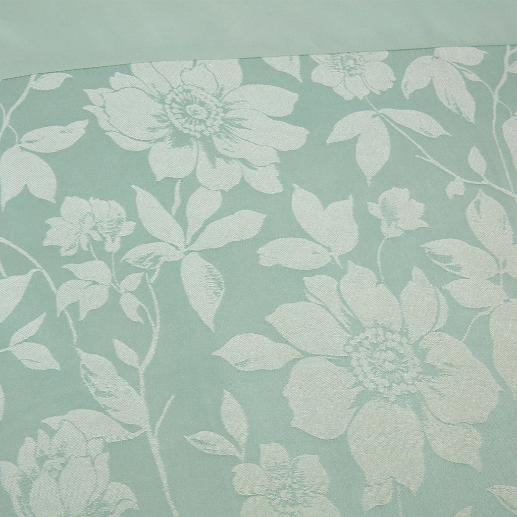 Lottie Soft Green Luxury Cotton Rich Jacquard Duvet Cover
