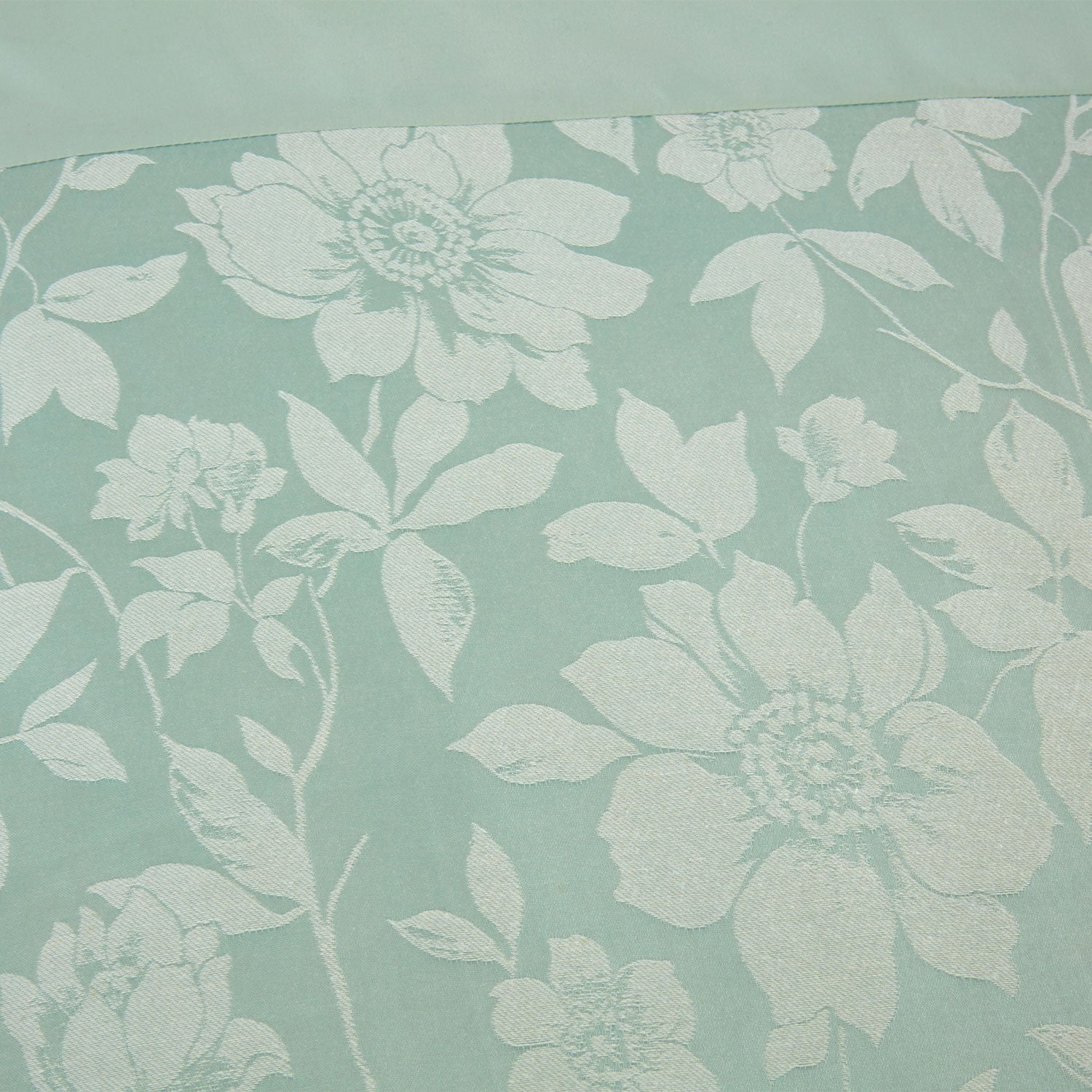 Lottie Soft Green Luxury Cotton Rich Jacquard Duvet Cover